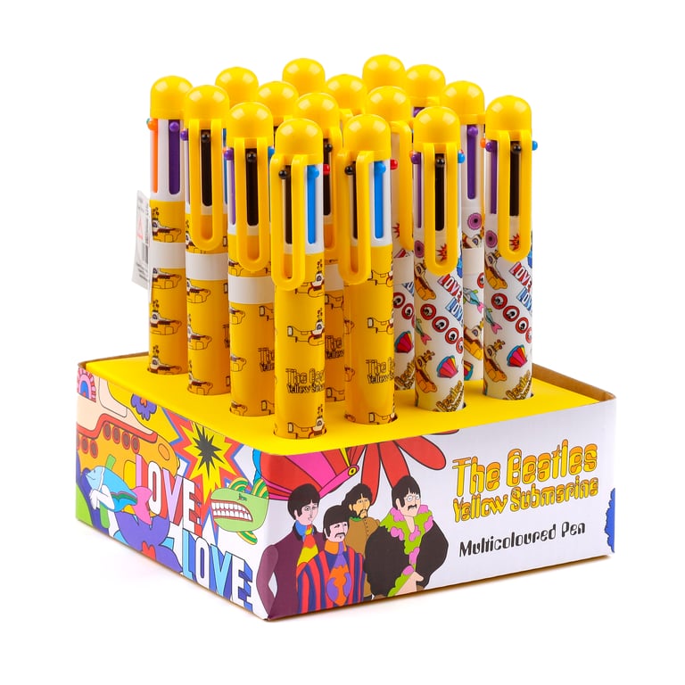 Yellow Submarine 6 Colours CE Marked Multi Colour Pen