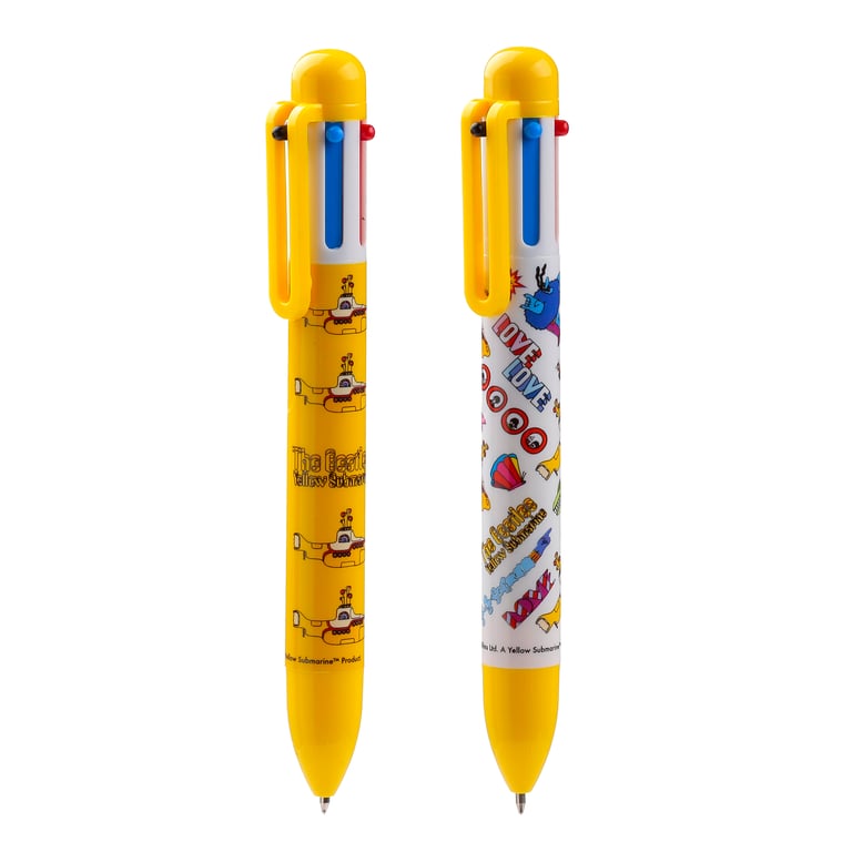Yellow Submarine 6 Colours CE Marked Multi Colour Pen