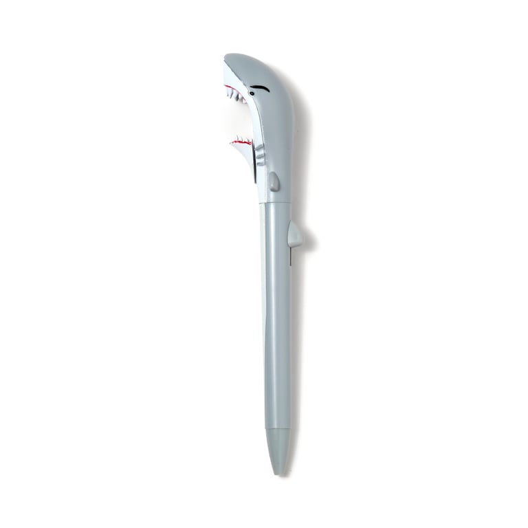 Biting Shark Novelty Pen - CE Marked, Blue Ink, Durable Plastic Construction