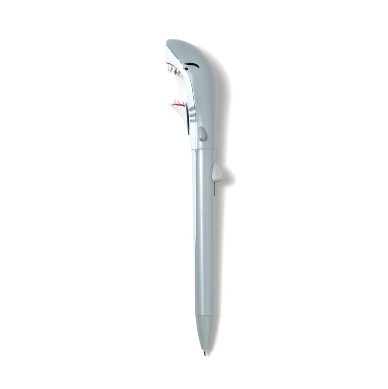 Biting Shark Novelty Pen - CE Marked, Blue Ink, Durable Plastic Construction