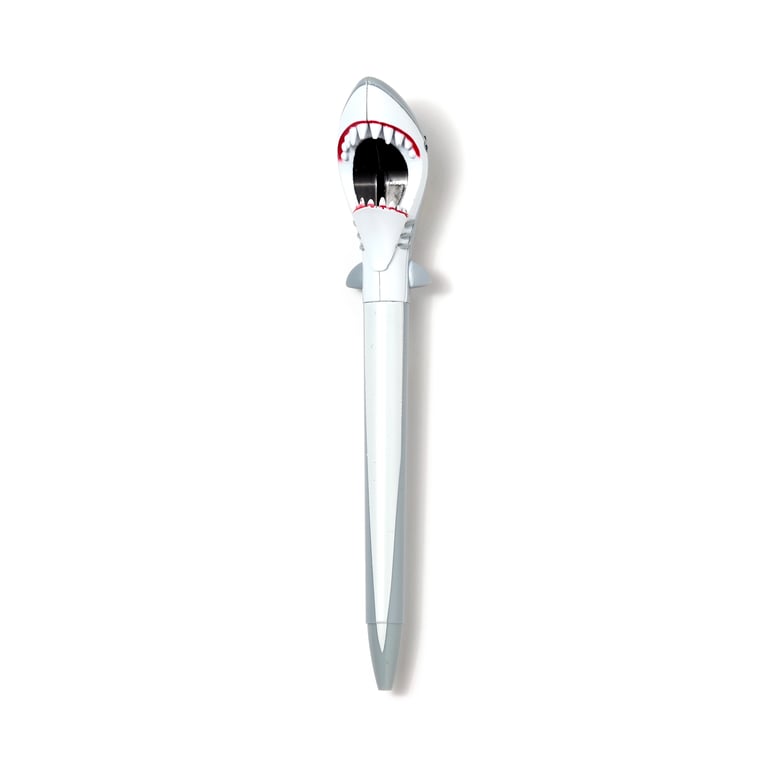 Biting Shark Novelty Pen - CE Marked, Blue Ink, Durable Plastic Construction