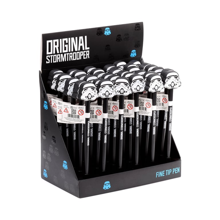 Fine Tip Pen with PVC Topper - The Original Stormtrooper Licensed Star Wars Pen