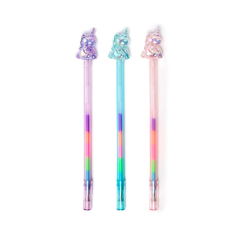 Rainbow Ink Pen - Unicorn, 5 Colour Multi-Pen for Children s Writing and Education