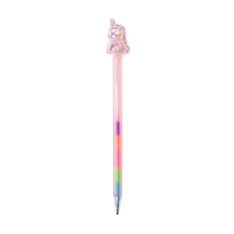 Rainbow Ink Pen - Unicorn, 5 Colour Multi-Pen for Children s Writing and Education