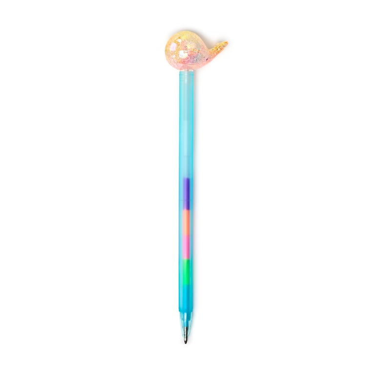 Rainbow Ink Pen - Whale: 5-in-1 Multi-Coloured Writing Pen for Children and Education