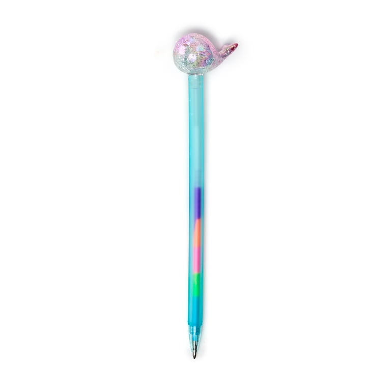 Rainbow Ink Pen - Whale: 5-in-1 Multi-Coloured Writing Pen for Children and Education