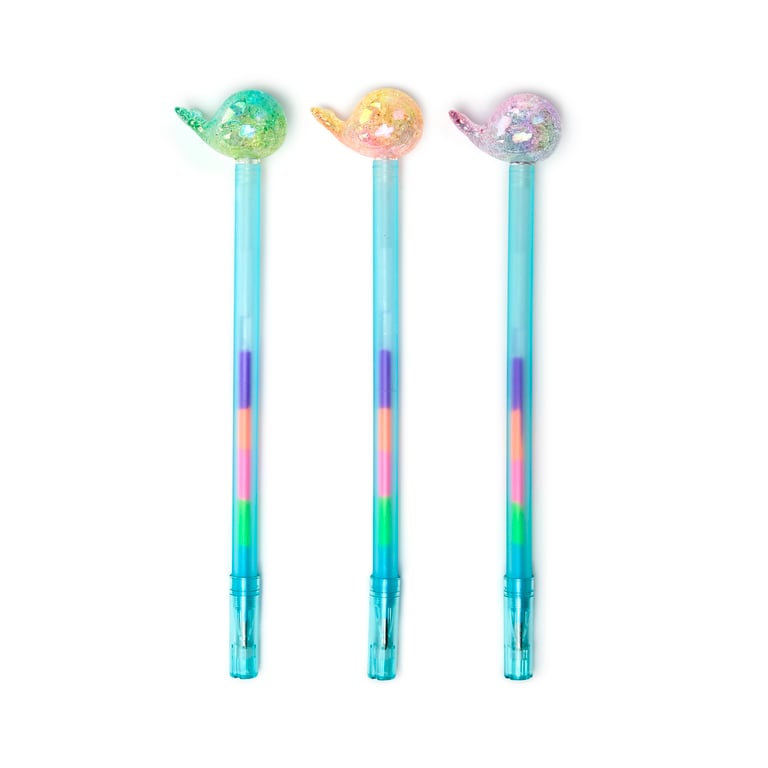 Rainbow Ink Pen - Whale: 5-in-1 Multi-Coloured Writing Pen for Children and Education