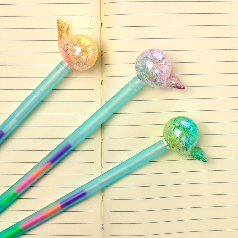 Rainbow Ink Pen - Whale: 5-in-1 Multi-Coloured Writing Pen for Children and Education