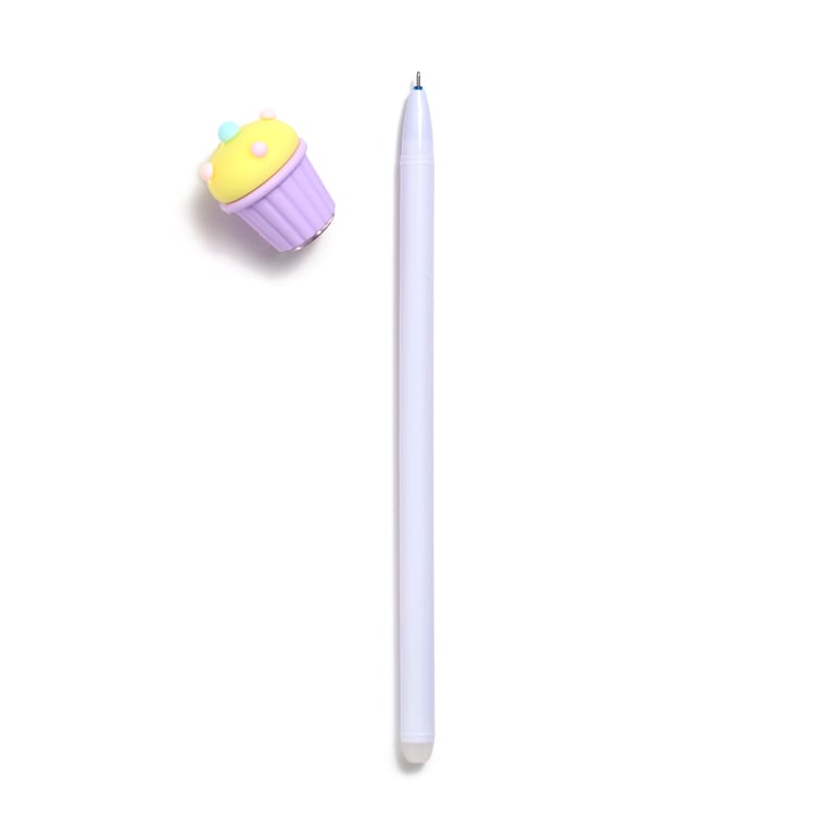 Erasable Cupcake Pen - Blue Erasable Writing Tool