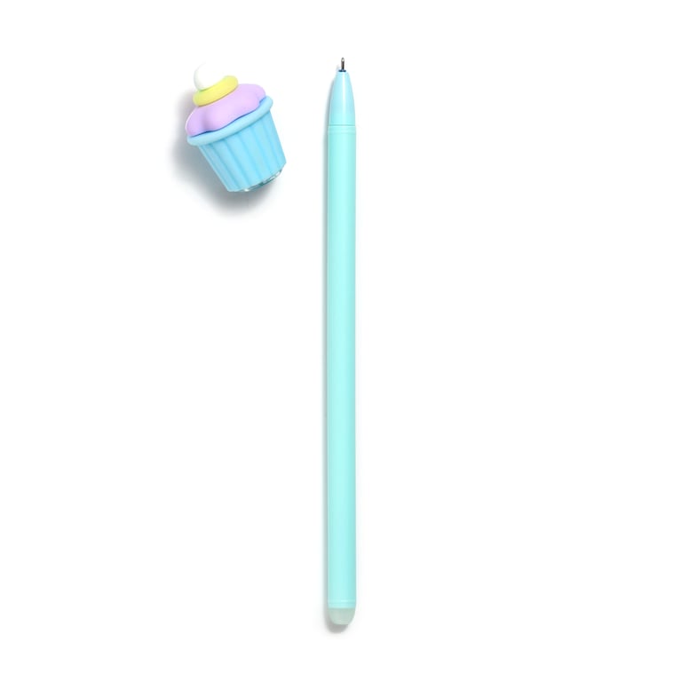 Erasable Cupcake Pen - Blue Erasable Writing Tool