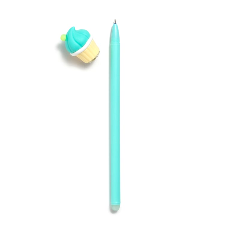 Erasable Cupcake Pen - Blue Erasable Writing Tool