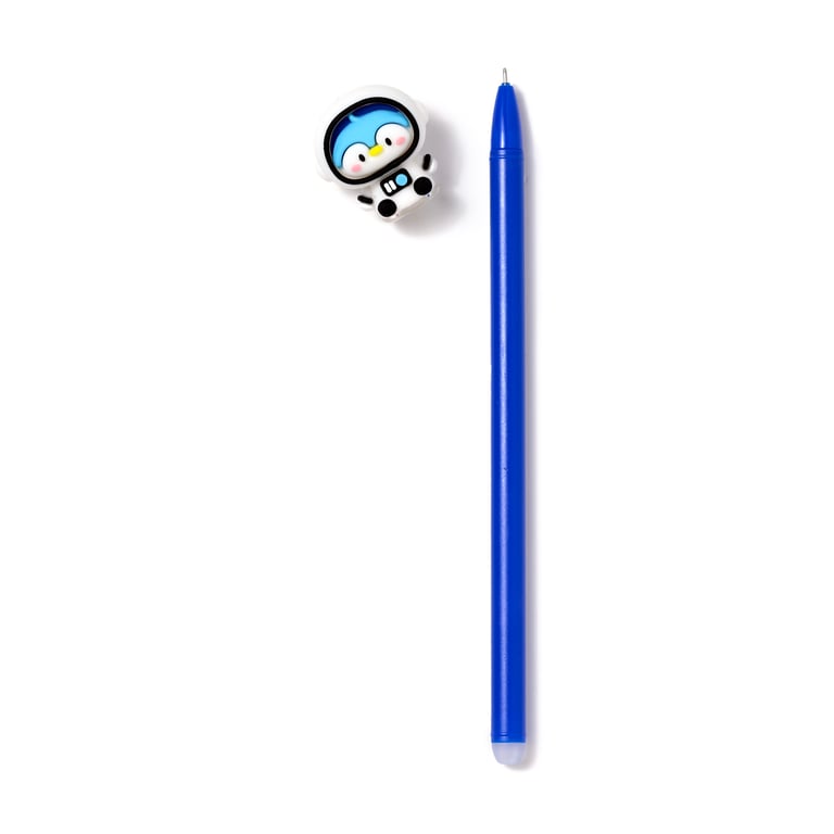 Erasable Pen - Adoramals Space with PVC Erase Topper and Blue Ink