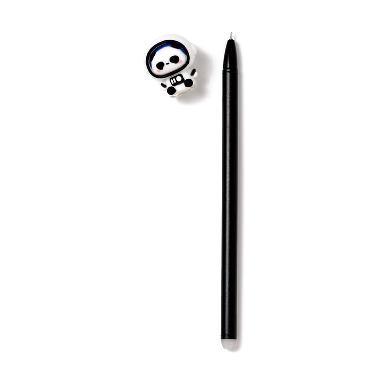 Erasable Pen - Adoramals Space with PVC Erase Topper and Blue Ink