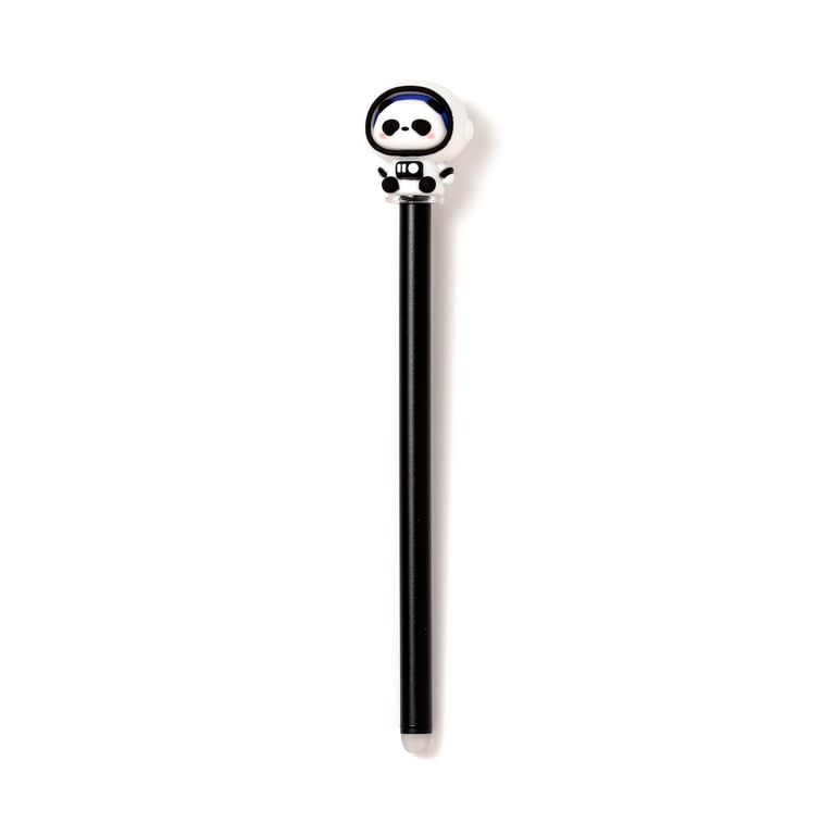 Erasable Pen - Adoramals Space with PVC Erase Topper and Blue Ink