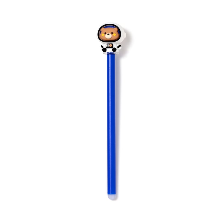 Erasable Pen - Adoramals Space with PVC Erase Topper and Blue Ink