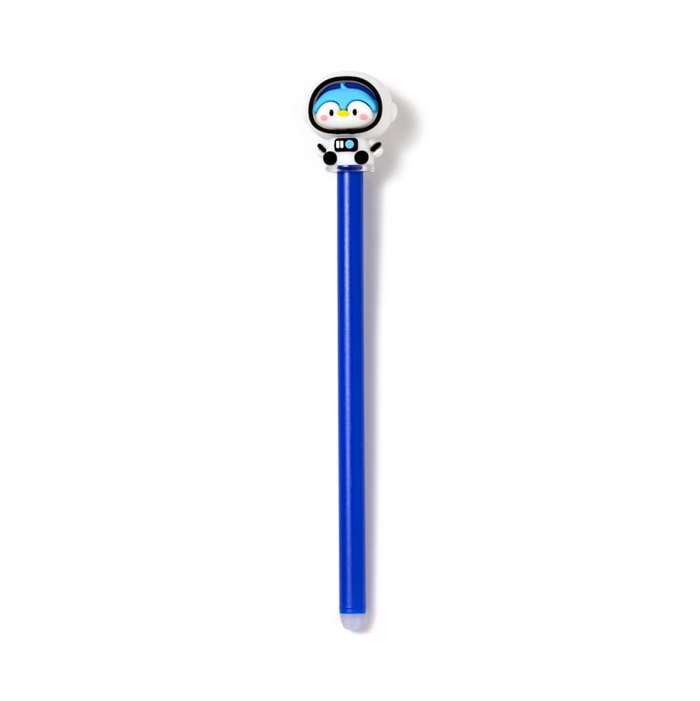 Erasable Pen - Adoramals Space with PVC Erase Topper and Blue Ink