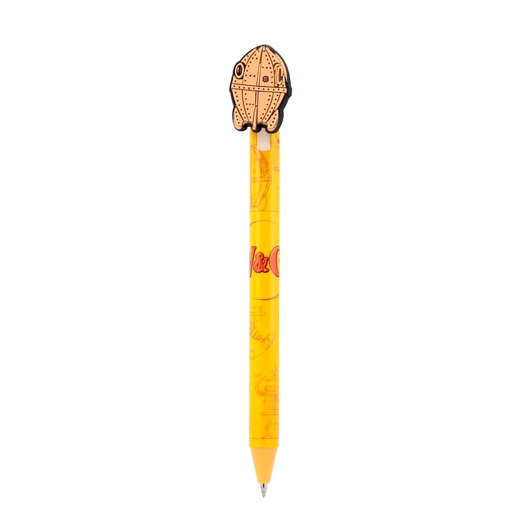 Wallace and Gromit Click-to-Use Erasable Pen with Blue Ink and PVC Topper - CE Marked