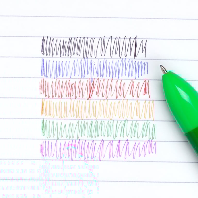 Multi Colour Welsh Dragon Pen - 6 Colours ABS Plastic CE Marked