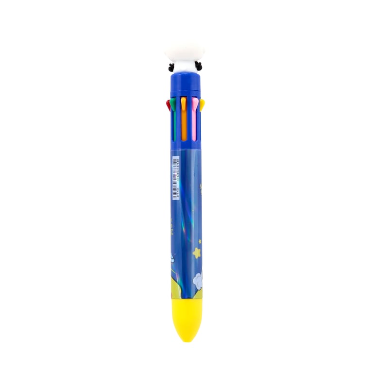8 Colour Multi-Coloured Plastic Safety Pen for Children - CE/UKCA Marked