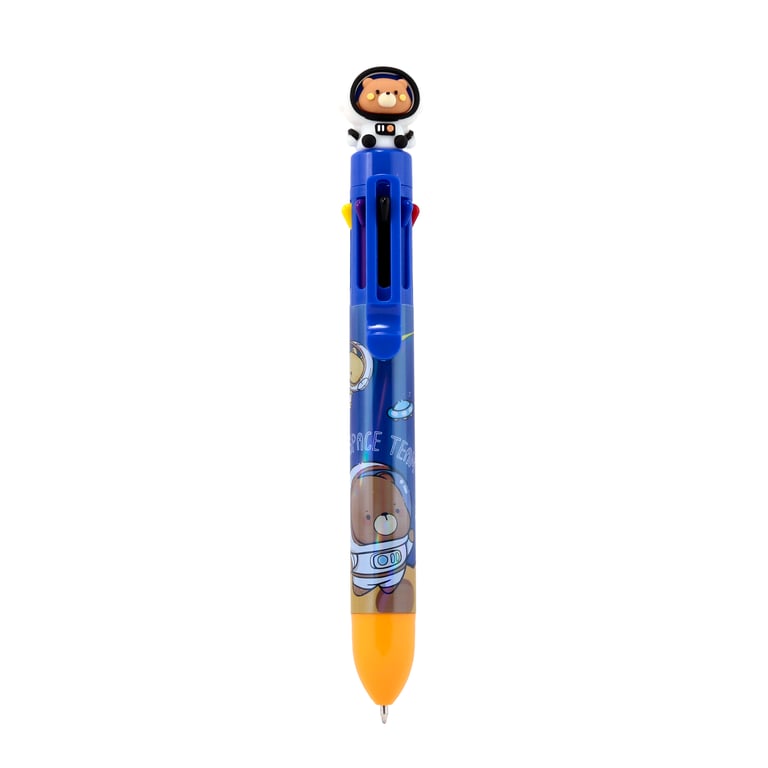 8 Colour Multi-Coloured Plastic Safety Pen for Children - CE/UKCA Marked