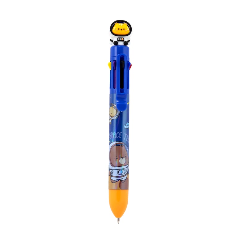 8 Colour Multi-Coloured Plastic Safety Pen for Children - CE/UKCA Marked
