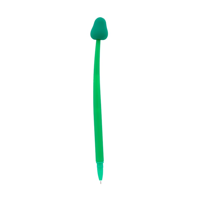Fine Tip Pen - Foodiemals Avocado Black Ink CE Marked Plastic Pen