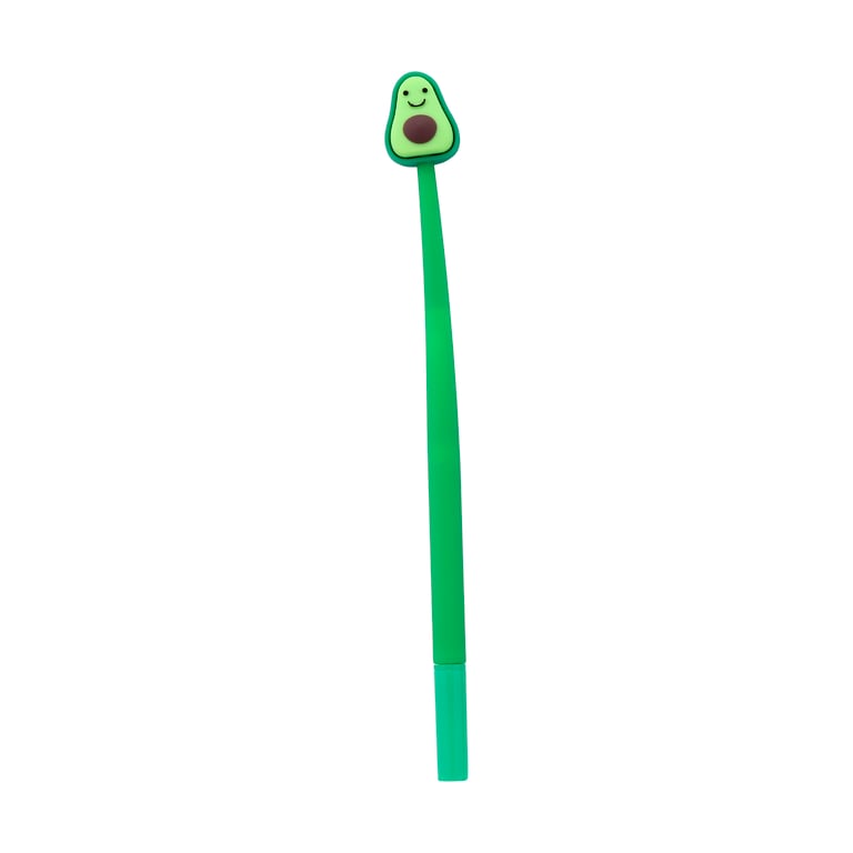 Fine Tip Pen - Foodiemals Avocado Black Ink CE Marked Plastic Pen