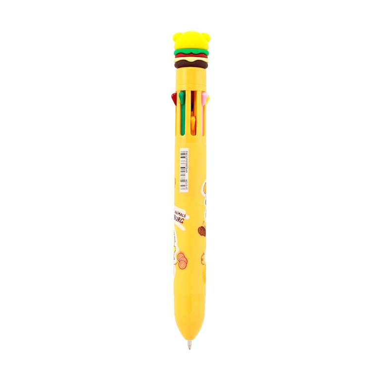 Multi Colour Pen (8 Colours) - CE/UKCA Marked & EN71 Certified Plastic Writing Instrument