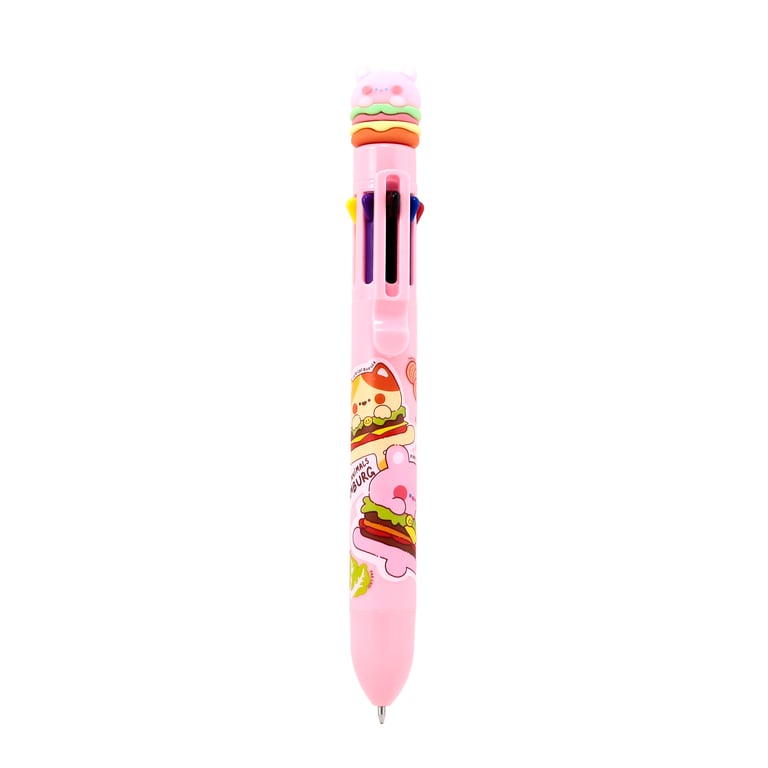 Multi Colour Pen (8 Colours) - CE/UKCA Marked & EN71 Certified Plastic Writing Instrument