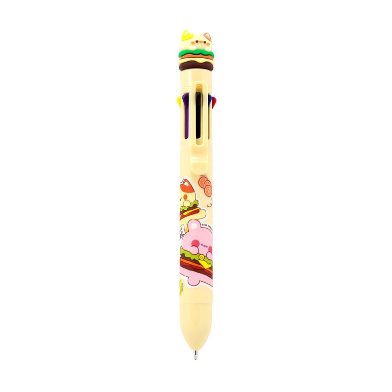 Multi Colour Pen (8 Colours) - CE/UKCA Marked & EN71 Certified Plastic Writing Instrument