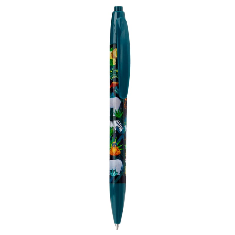 Recycled ABS 3 Piece Pen Set - Animal Kingdom Eco Friendly Pens with Black Ink
