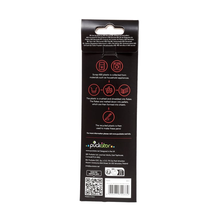 Recycled ABS 3 Piece Eco Friendly Pen Set - Gothica