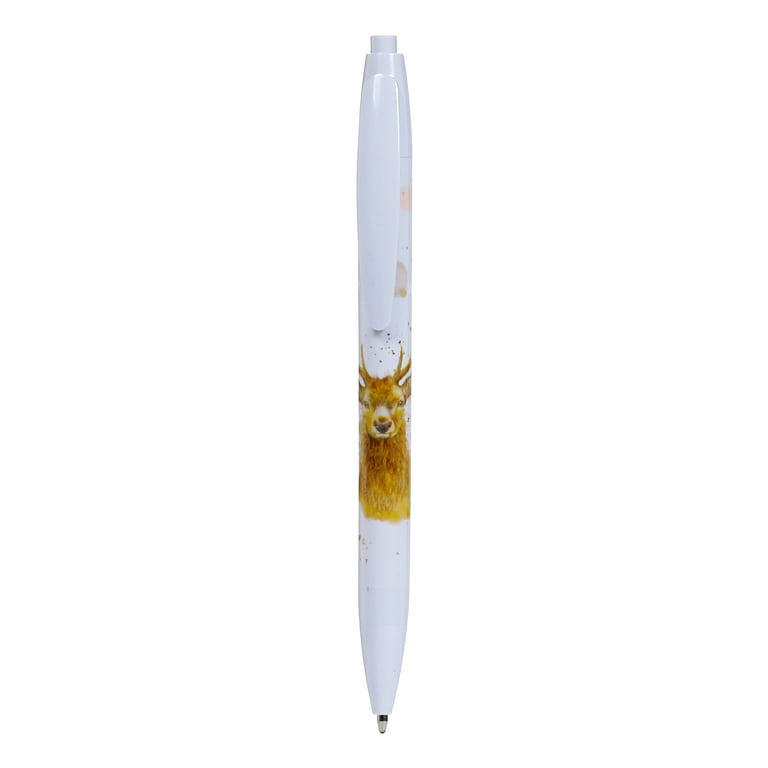 Recycled ABS Jan Pashley Stag 3 Piece Black Ink Pen Set
