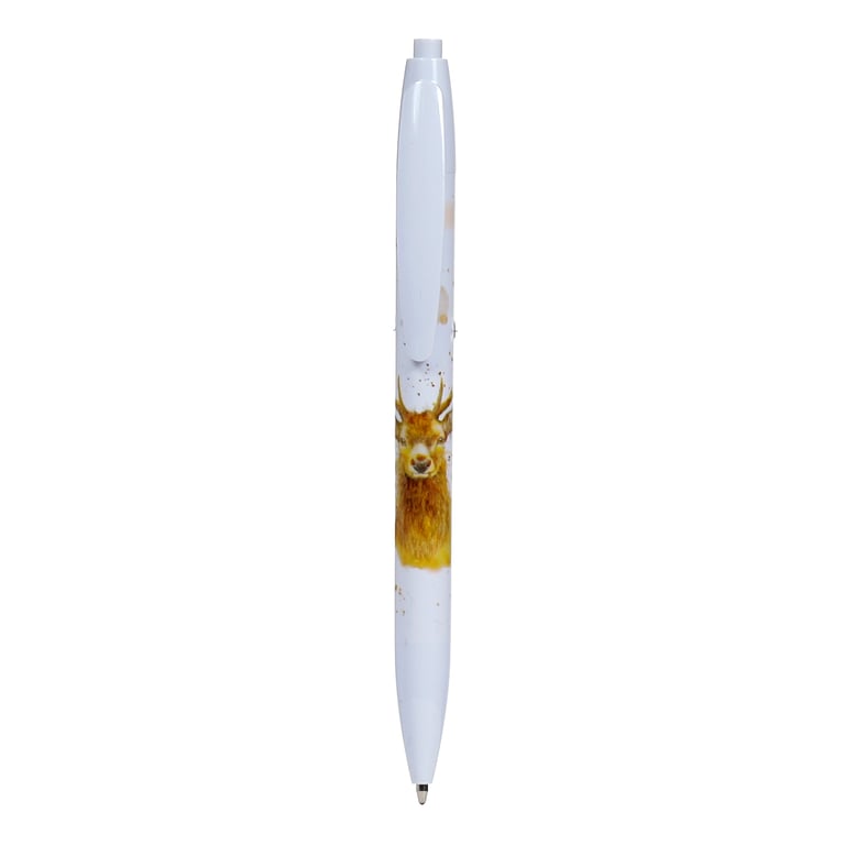 Recycled ABS Jan Pashley Stag 3 Piece Black Ink Pen Set