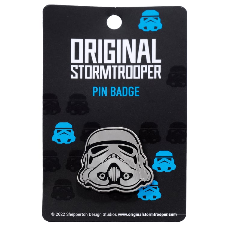 The Original Stormtrooper Helmet Licensed Metal Enamel Pin Badge