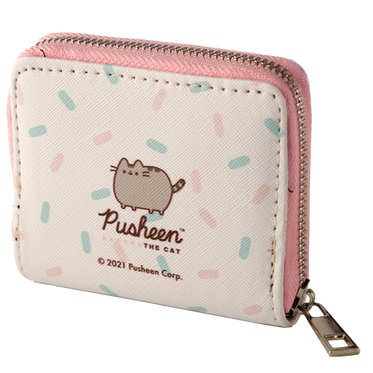 Pusheen Cat Foodie Licensed PVC Zip Around Wallet