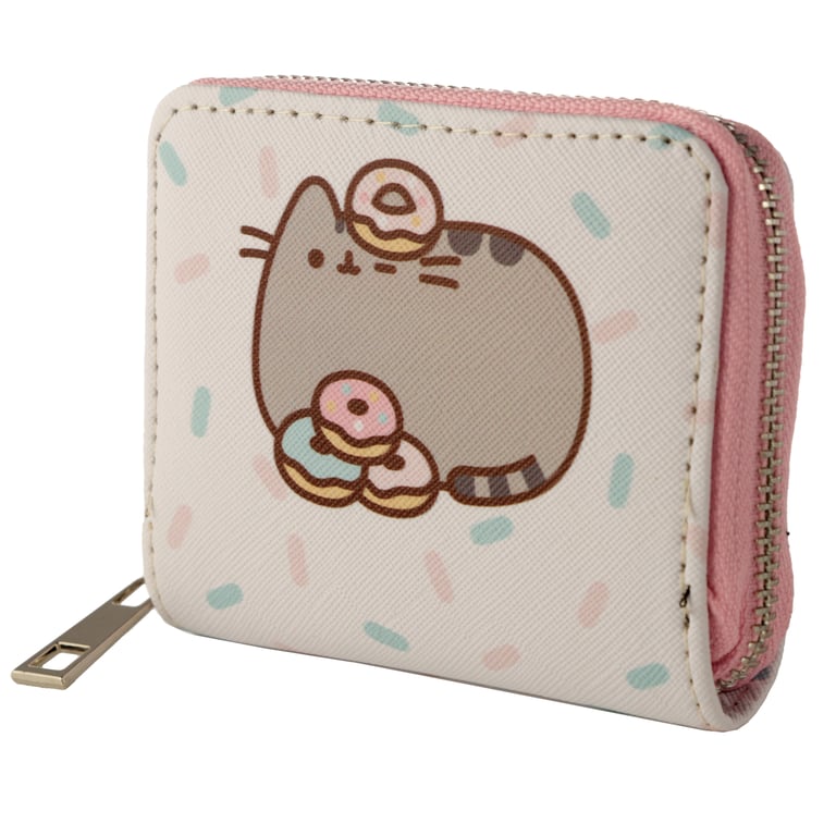Pusheen Cat Foodie Licensed PVC Zip Around Wallet