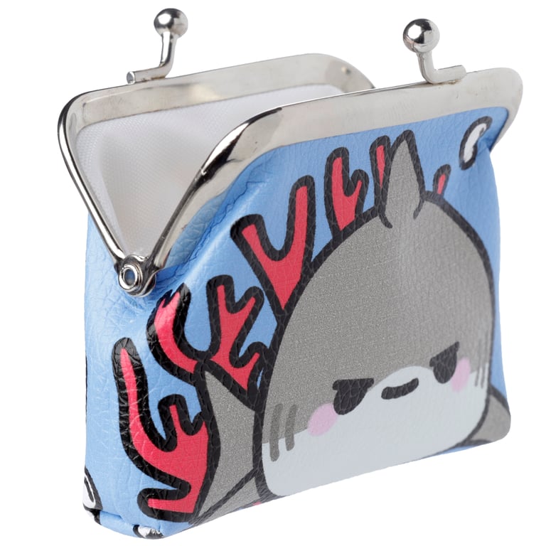 Polyurethane Fabric Tic Tac Purse - Adoramals Sealife Seaside Tote with Copper Zinc Metal Zipper Closure