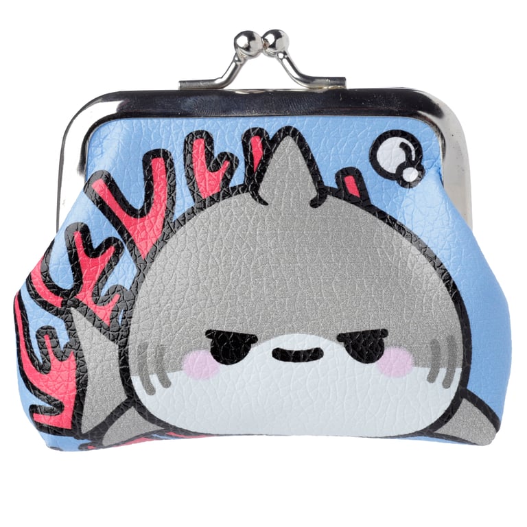 Polyurethane Fabric Tic Tac Purse - Adoramals Sealife Seaside Tote with Copper Zinc Metal Zipper Closure