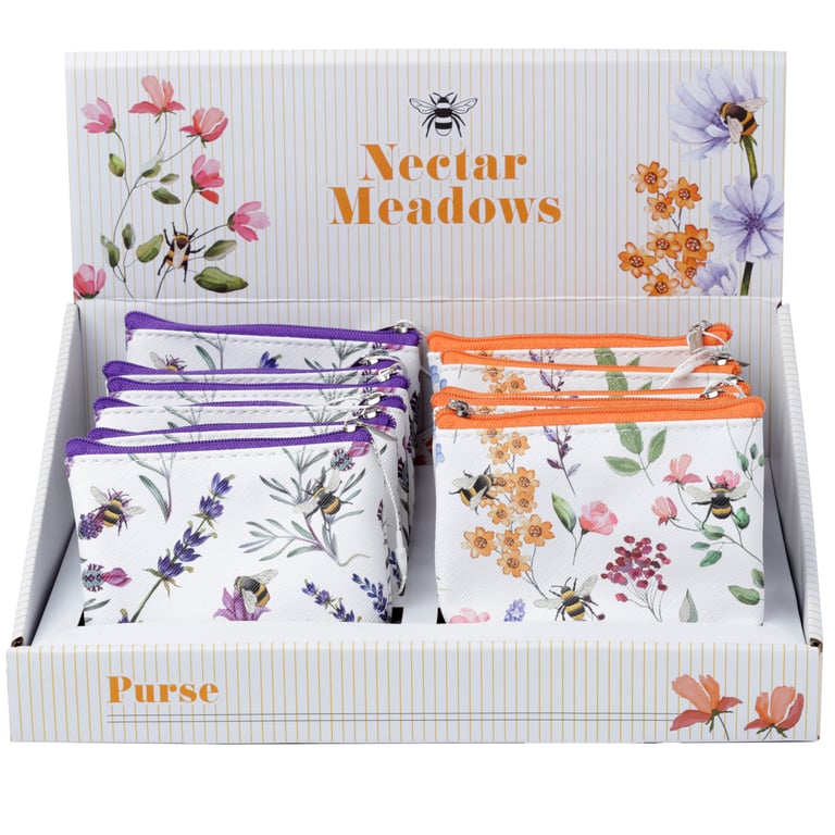 PVC Purse - Nectar Meadows, Eco-Friendly Fashion Bag