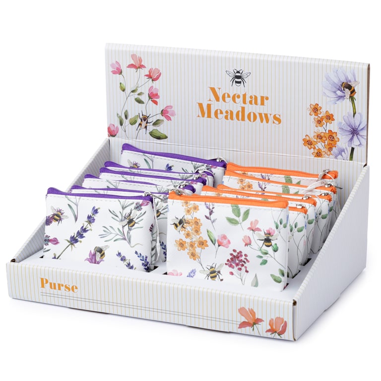 PVC Purse - Nectar Meadows, Eco-Friendly Fashion Bag