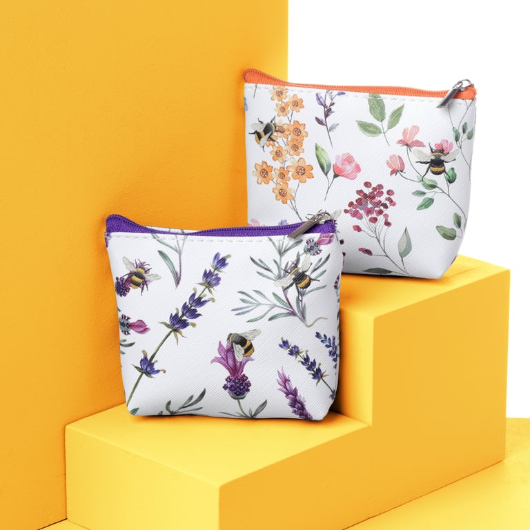 PVC Purse - Nectar Meadows, Eco-Friendly Fashion Bag
