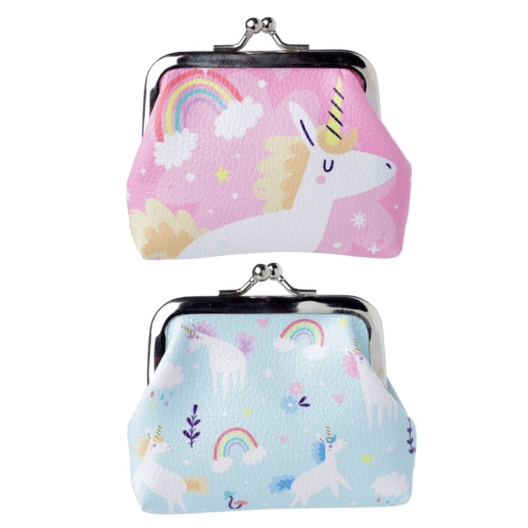 Tic Tac Unicorn Magic Purse - Copper & Polyurethane Fabric Clutch with Metal Handle