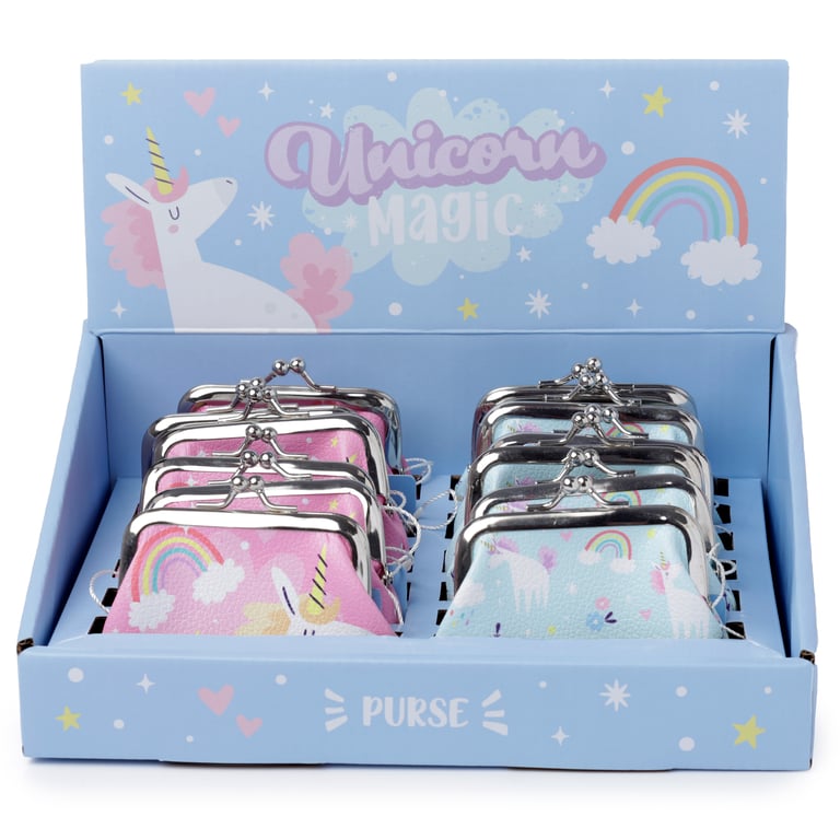 Tic Tac Unicorn Magic Purse - Copper & Polyurethane Fabric Clutch with Metal Handle
