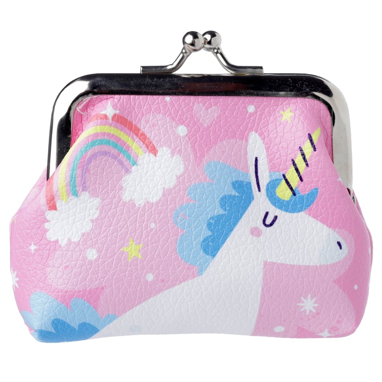 Tic Tac Unicorn Magic Purse - Copper & Polyurethane Fabric Clutch with Metal Handle