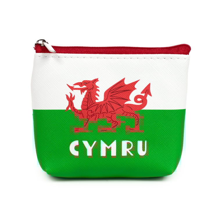 PVC Welsh Dragon Purse - Authentic Wales Cymru Design