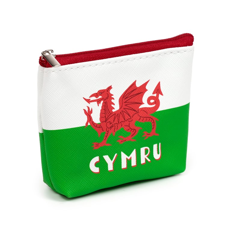 PVC Welsh Dragon Purse - Authentic Wales Cymru Design