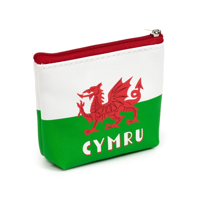 PVC Welsh Dragon Purse - Authentic Wales Cymru Design
