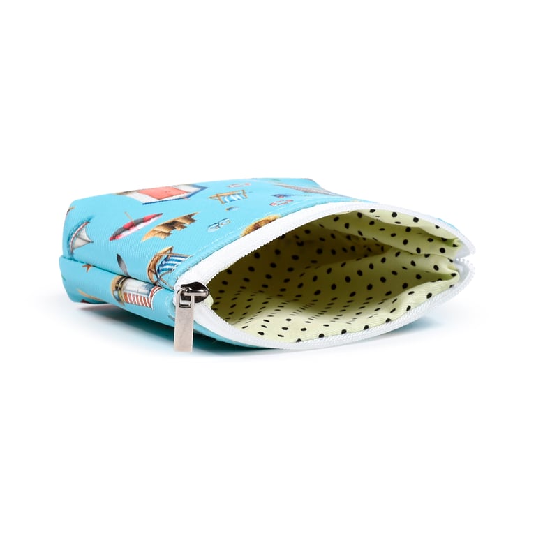 PVC Coastal Purse - Eco-Friendly Durable Bag Made from PVC and Metal
