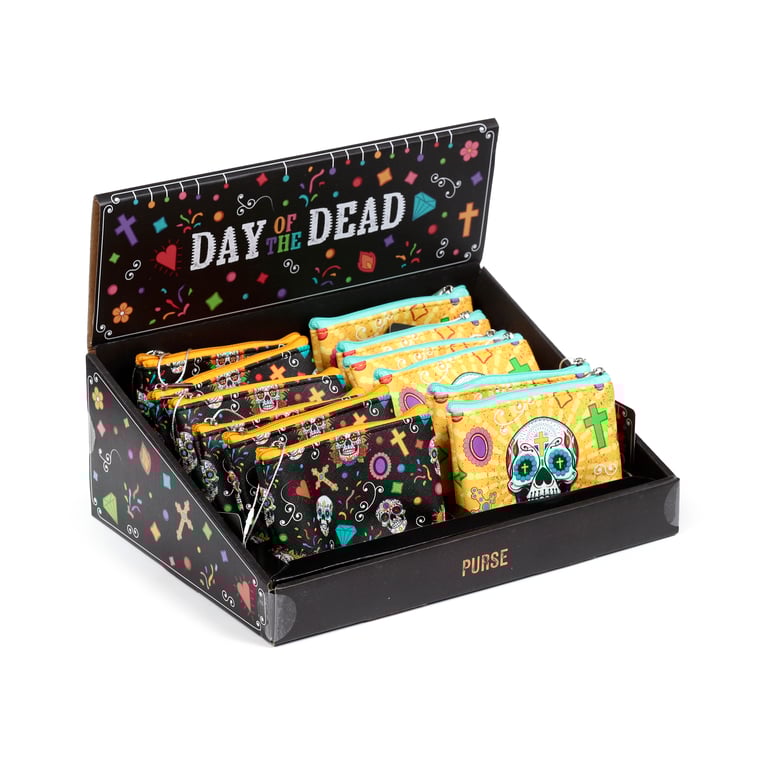PVC Day of the Dead Metal Purse